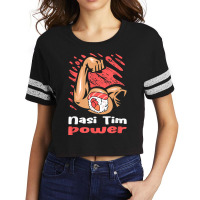 Nasi Tim Power Workout Funny Gym Humor Steamed Chicken Rice T Shirt Scorecard Crop Tee | Artistshot