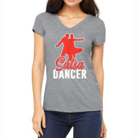 Salsa Dancer Latin Dancing Dance T Shirt Women's V-neck T-shirt | Artistshot