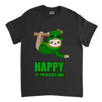 Irish Sloth Happy St Patricks Day Gift Kids Ireland Classic T-shirt | Artistshot