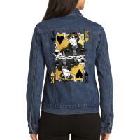 Hot Trend Cardan King Of Hearts Ladies Denim Jacket | Artistshot