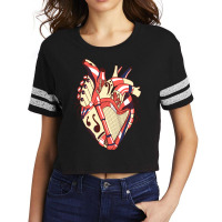 Hot Trend Choco Retro No 2 Musical Heart Scorecard Crop Tee | Artistshot