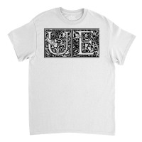 Ue   Initials U E Name Surname Onomastics Onomatology T Shirt Classic T-shirt | Artistshot