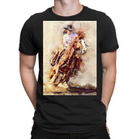 Hot Trend Cowgirl  Rides Galloping Horse T-shirt | Artistshot