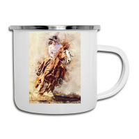 Hot Trend Cowgirl  Rides Galloping Horse Camper Cup | Artistshot