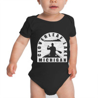 Hot Trend Cloverleaf Lake Canoeing Michigan Baby Bodysuit | Artistshot