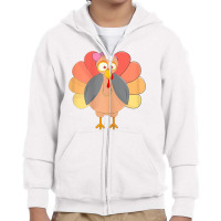 Turkey Pilgrim Cute Thanksgiving Pink Headband Women Youth Zipper Hoodie | Artistshot