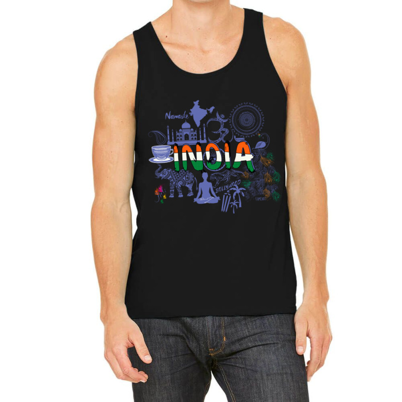 Welcome To India- Purple Tank Top | Artistshot