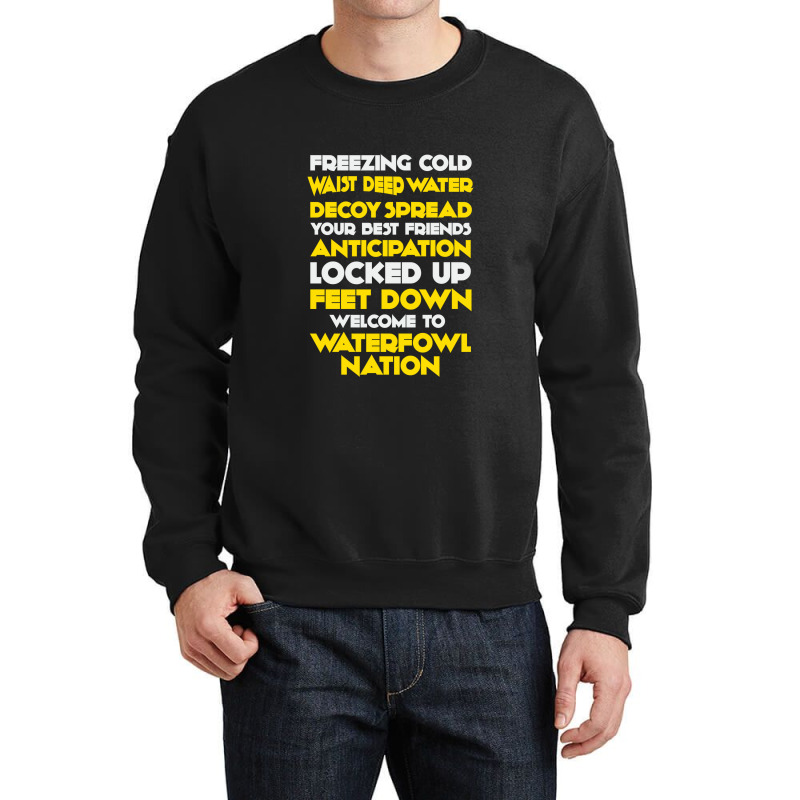 Welcome To Waterfowl Nation Crewneck Sweatshirt | Artistshot