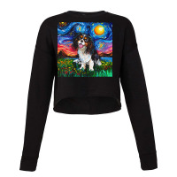 Cavalier King Charles Spaniel T  Shirt Tri Color Cavalier King Charles Cropped Sweater | Artistshot