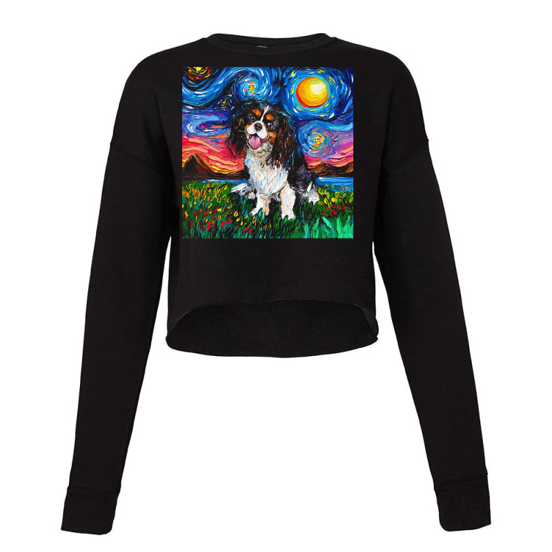 Cavalier King Charles Spaniel T  Shirt Tri Color Cavalier King Charles Cropped Sweater | Artistshot