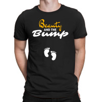 Womens Beauty And The Bump T-shirt | Artistshot