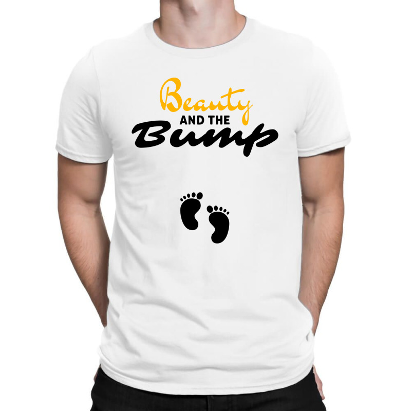 Womens Beauty And The Bump T-shirt | Artistshot
