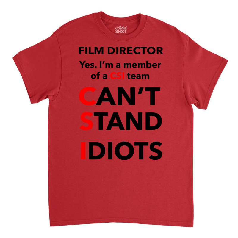 Film Director   Vintage E Classic T-shirt by masieenezcani | Artistshot