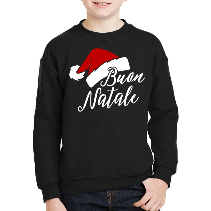 Buon Natale T Shirt Funny Italian Merry Christmas Xmas Gift Youth Sweatshirt by dennh | Artistshot