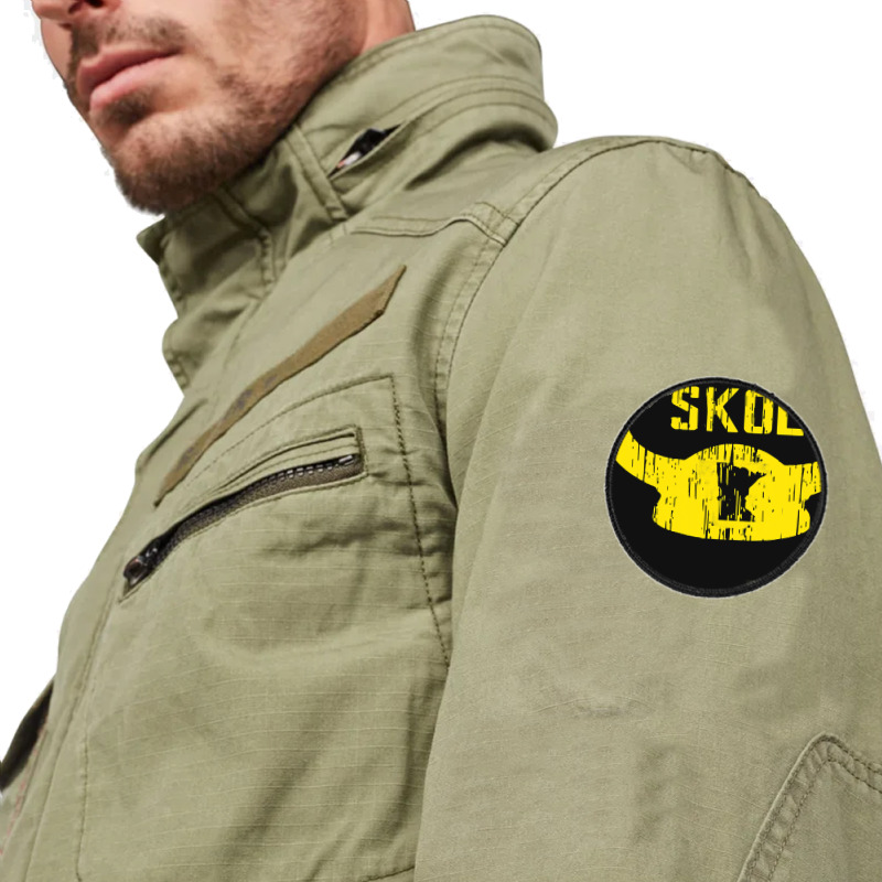 Skol Shirt Nordic Scandinavian Warrior Viking Helmet T Shirt Round Patch | Artistshot