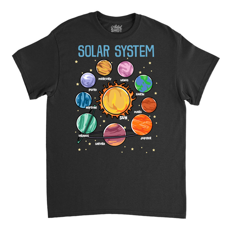 Solar System Planets Science Space Boys Girls Stem Kids T Shirt Classic T-shirt by CUSER3772 | Artistshot