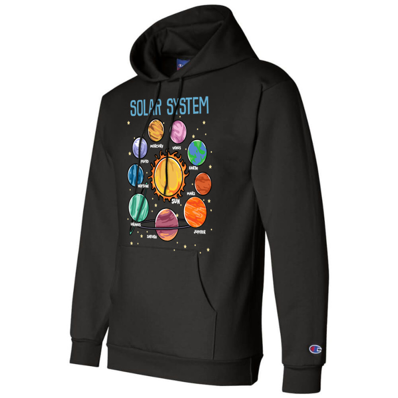 Solar System Planets Science Space Boys Girls Stem Kids T Shirt Champion Hoodie by CUSER3772 | Artistshot