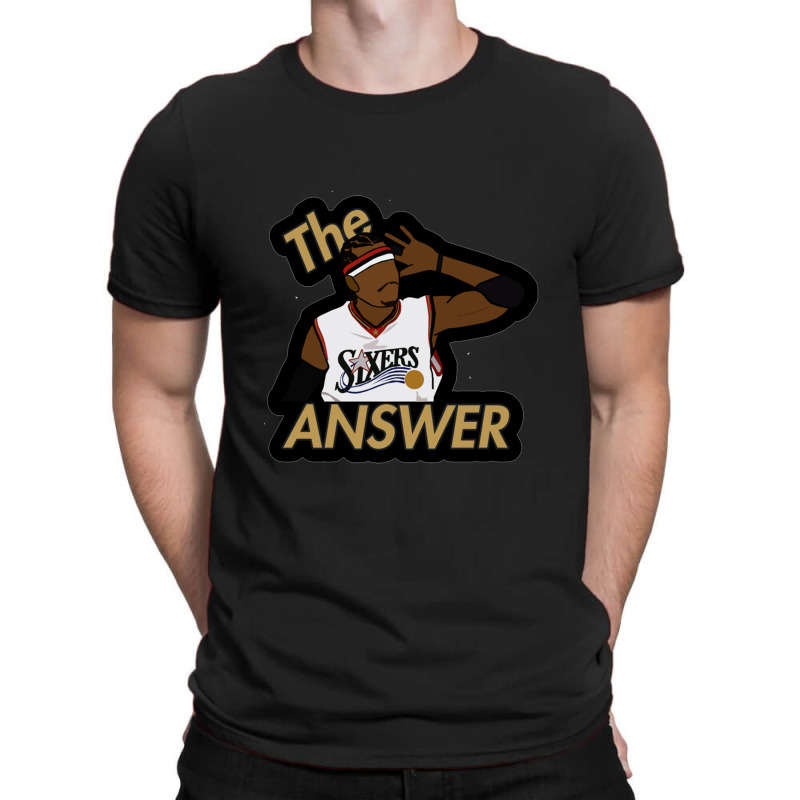 Sixers The Answer T-Shirt by saptawnt | Artistshot