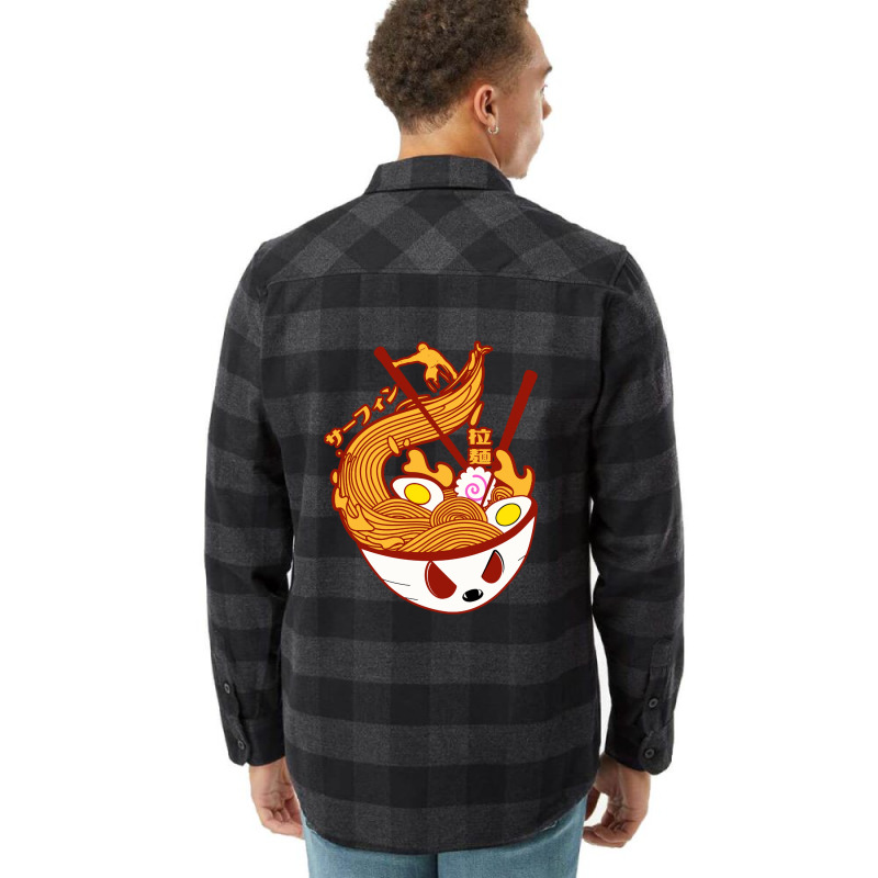 Great Ramen Wave Flannel Shirt | Artistshot