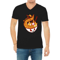 Great Ramen Wave V-neck Tee | Artistshot
