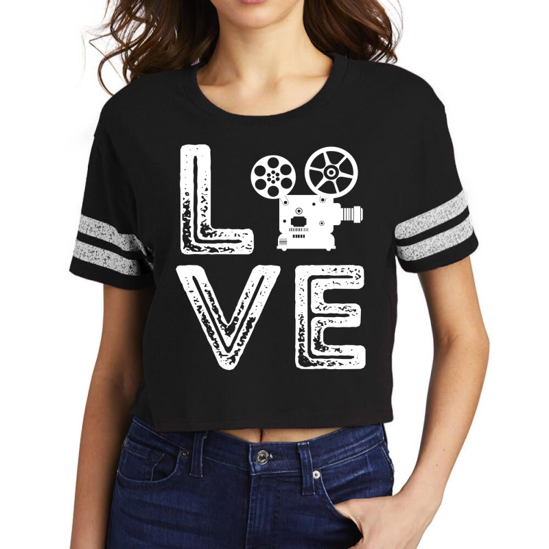 Filmmaker Camera Love Film Producer Cameraman Cinema Lover Classic Cut Scorecard Crop Tee by tonakimadosie | Artistshot