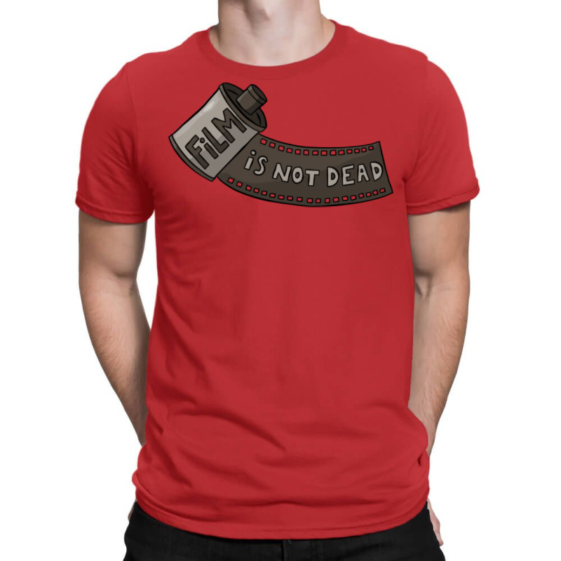 Film Is Not Dead  35mm Film Roll  Grey Classic Retro Stars T-shirt | Artistshot