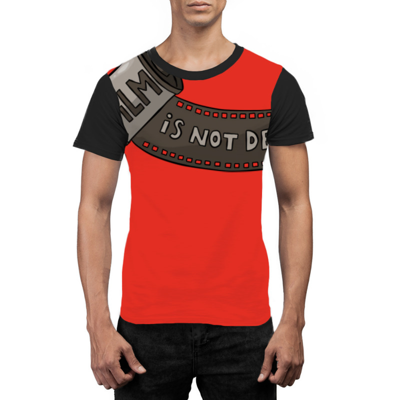 Film Is Not Dead  35mm Film Roll  Grey Classic Retro Stars Graphic T-shirt | Artistshot