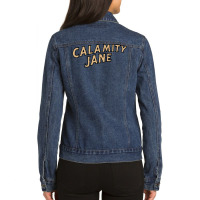 Calamity Jane Lettering Classic Tshirt Music Ladies Denim Jacket | Artistshot