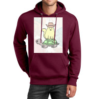 Cowboy Cat Turtle Classic Tshirt Blue Unisex Hoodie | Artistshot