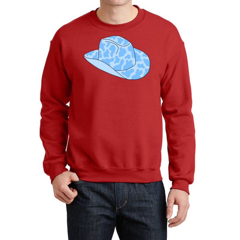 Blue Cowboy Hat Classic Tshirt Humor Crewneck Sweatshirt | Artistshot