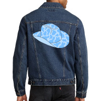 Blue Cowboy Hat Classic Tshirt Humor Men Denim Jacket | Artistshot