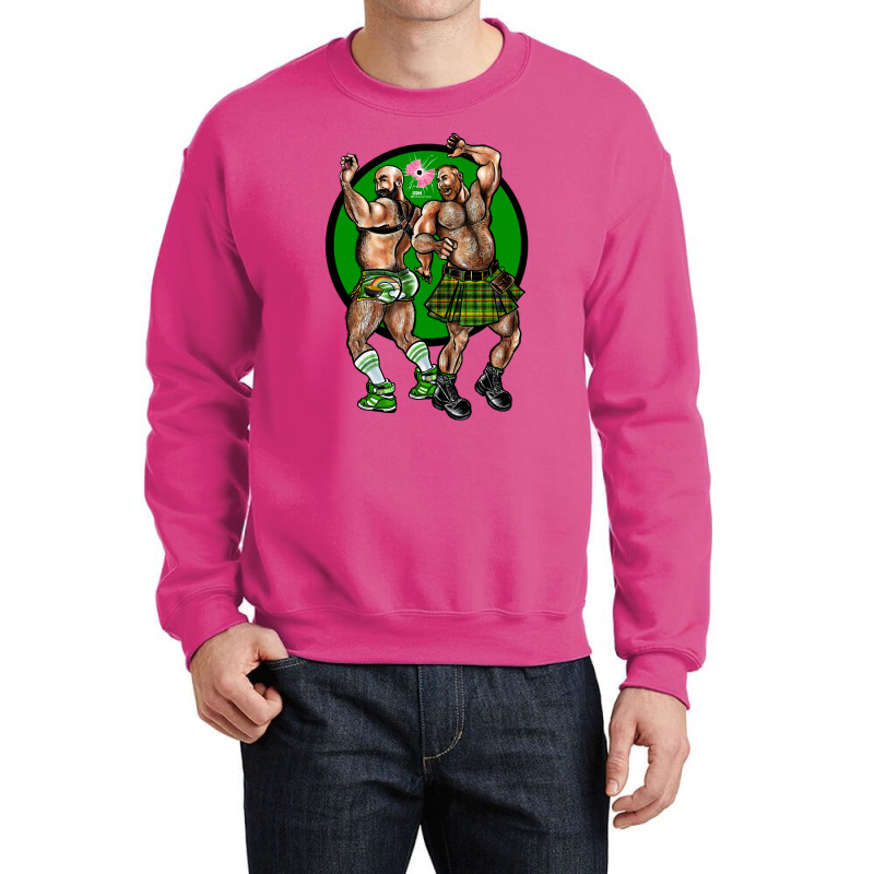 Bullethole Beardance Boogie Bears Classic Tshirt Blue Crewneck Sweatshirt | Artistshot