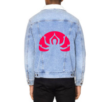 Yoga Sunset Unisex Sherpa-lined Denim Jacket | Artistshot