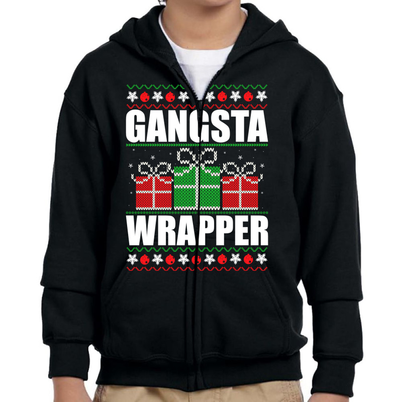 Gangsta Wrapper Pullover Hoodie Youth Zipper Hoodie | Artistshot