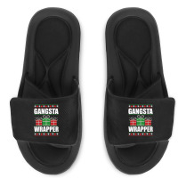 Gangsta Wrapper Pullover Hoodie Slide Sandal | Artistshot