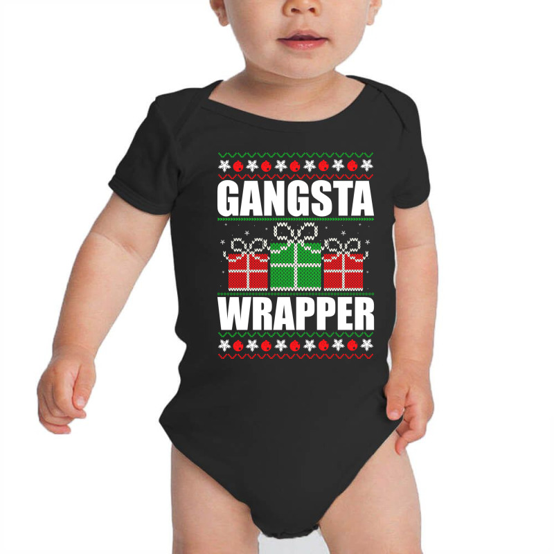 Gangsta Wrapper Pullover Hoodie Baby Bodysuit | Artistshot