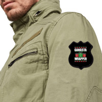 Gangsta Wrapper Pullover Hoodie Shield Patch | Artistshot