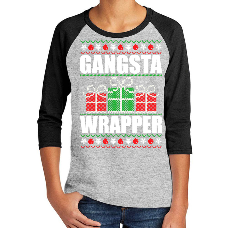 Gangsta Wrapper Pullover Hoodie Youth 3/4 Sleeve | Artistshot