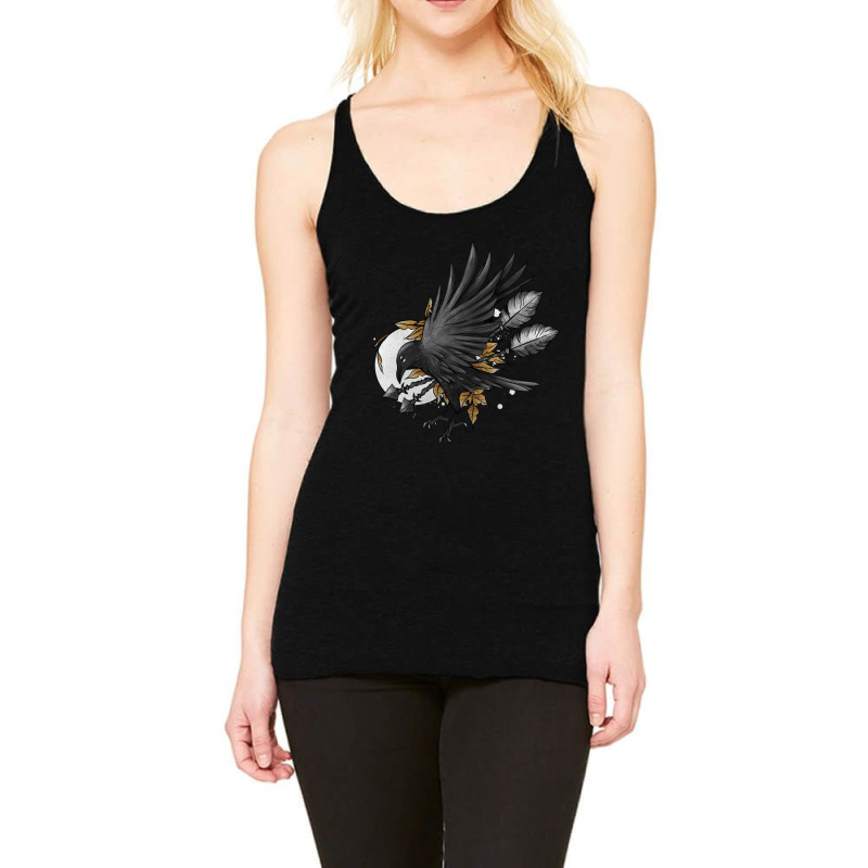 Day Gifts Eat Crow Halloween Makeup Sleep Cute Graphic Gift Racerback Tank by OrvilleBudiao | Artistshot