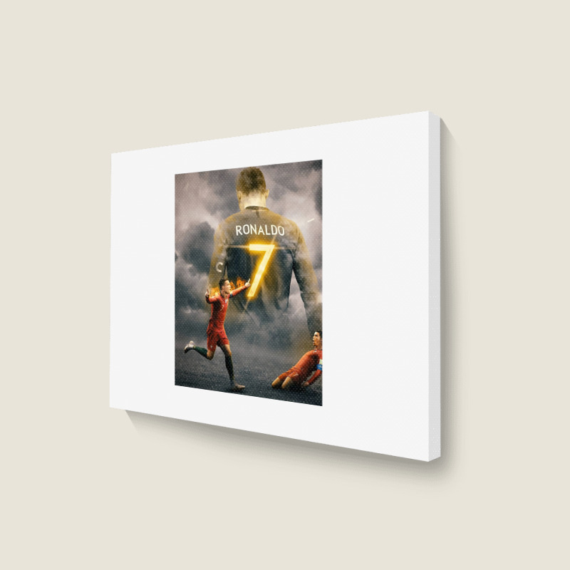 Aesthetic Ronaldo Poster Landscape Canvas Print | Artistshot