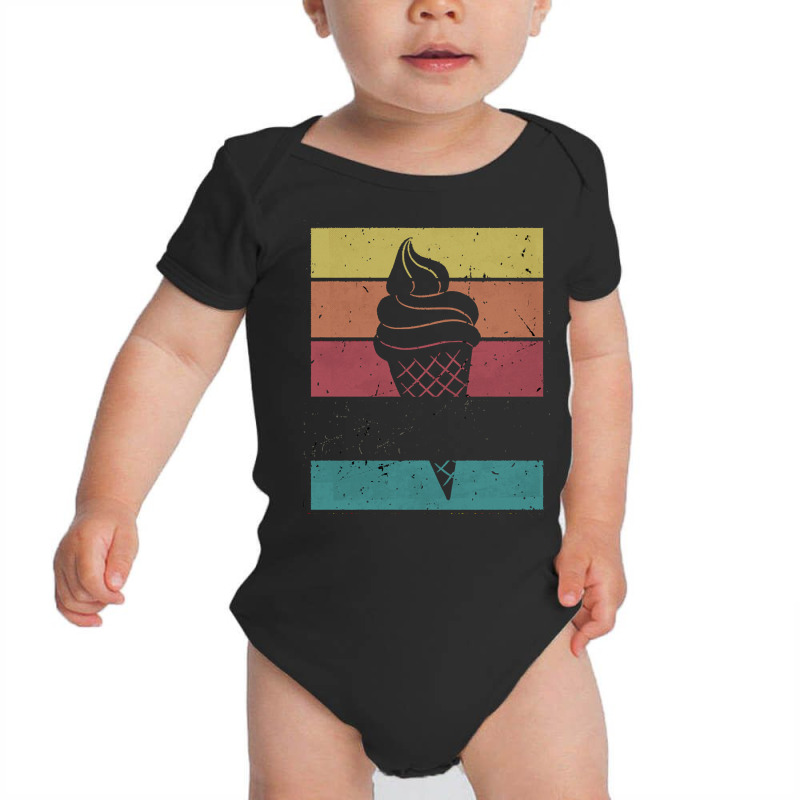 Icecream T  Shirt Icecream Cone T  Shirt Baby Bodysuit by ignacioharris483 | Artistshot