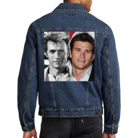 Clint Eastwood Eyes Classic Tshirt Hippie Men Denim Jacket | Artistshot