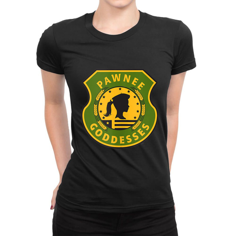 Parks & Recreation Pawnee Goddesses Tank Top Ladies Fitted T-Shirt by JohannaRaeBrown | Artistshot