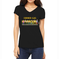 Corner Gas Dog River Road Women's V-neck T-shirt | Artistshot