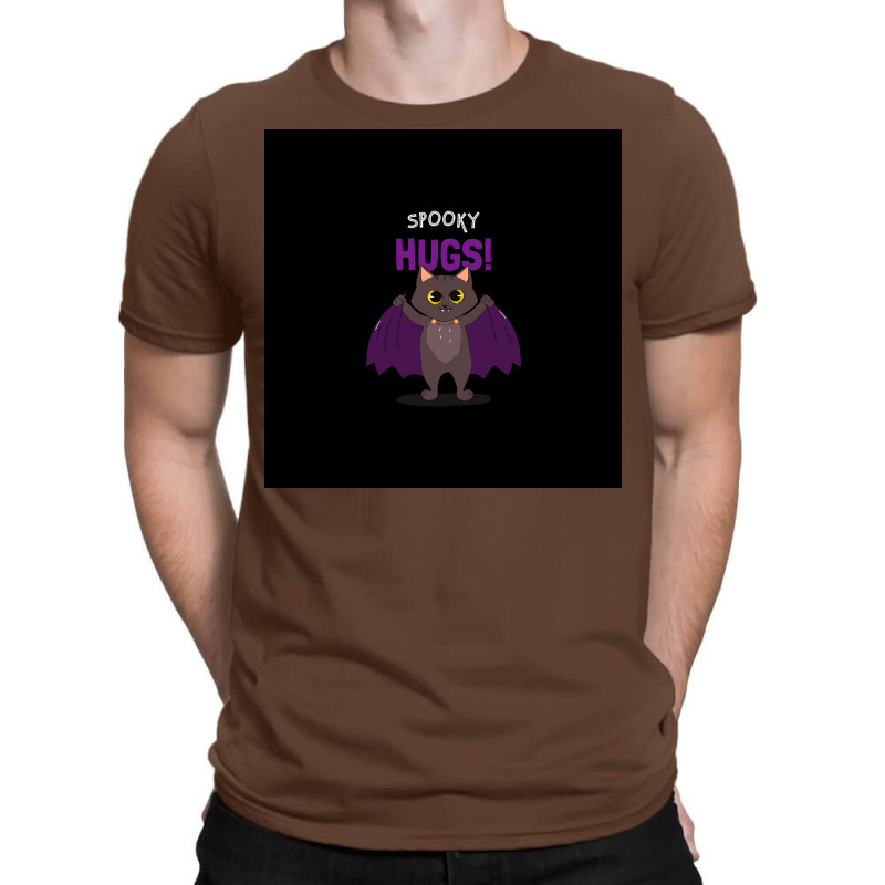 Cat With Halloweecostume Vampire Poster Hipster (1) T-shirt | Artistshot