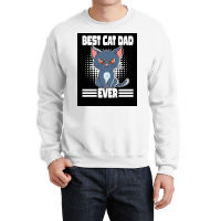 Best Cat Dad Ever Poster Aesthetic Crewneck Sweatshirt | Artistshot