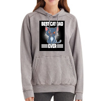 Best Cat Dad Ever Poster Aesthetic Vintage Hoodie | Artistshot