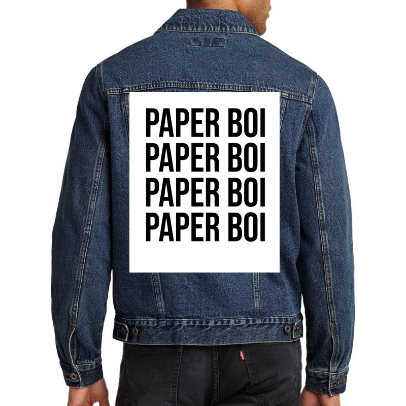 Paper Boi And Atlanta U Mad Poster Gift (1) Men Denim Jacket | Artistshot