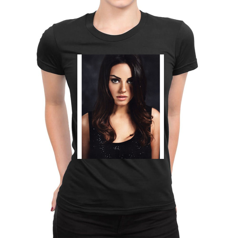 Mila Kunis   Album 1 Ladies Fitted T-Shirt by feuteujulmyx | Artistshot