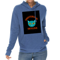 Amsterdam Skyline Cat Poster Tumblr Lightweight Hoodie | Artistshot